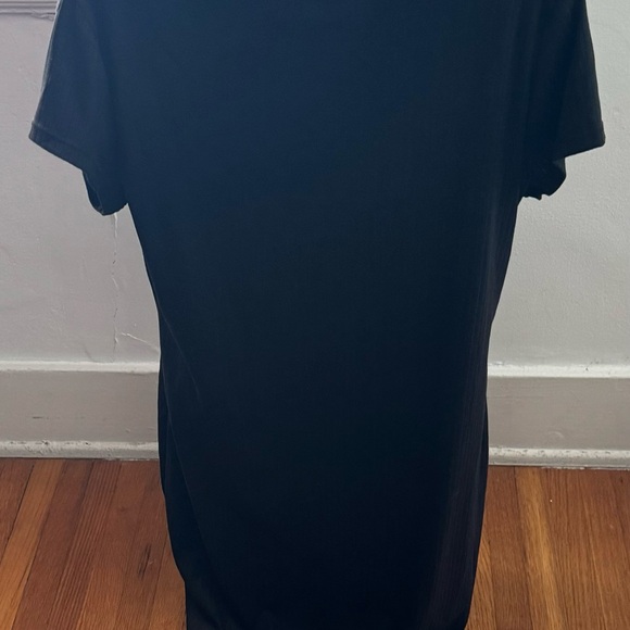 No Boundaries Junior black ribbed 1/4 zip collared bodycon mini dress, size XL - Picture 4 of 14